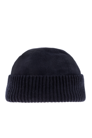 ニットキャップ・ビーニー Saint Laurent Black cashmere beanie hat (8021503Y205 1000) Cashmere beanie hat SAINT LAURENT Men Sz. S STANDARD